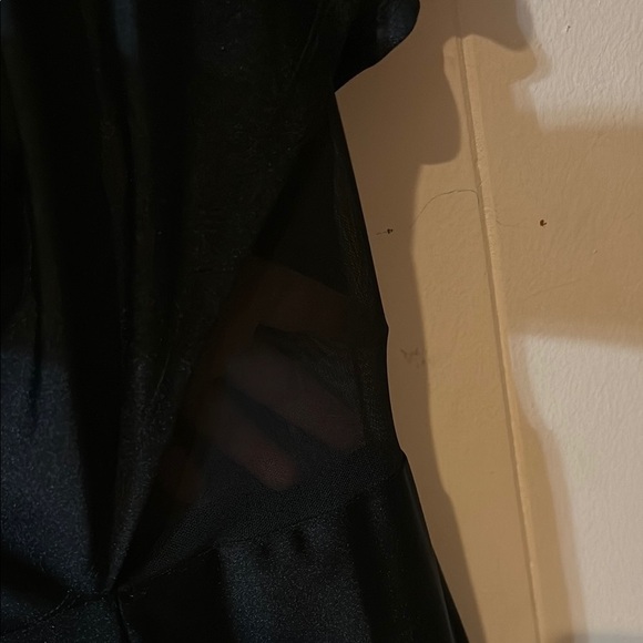 Camille La Vie Black One Shoulder Ruffled Cocktail Dress - Picture 6 of 8